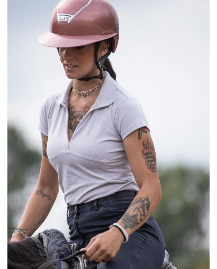 LAS HELMETS - Casque OPERA METAL Peach