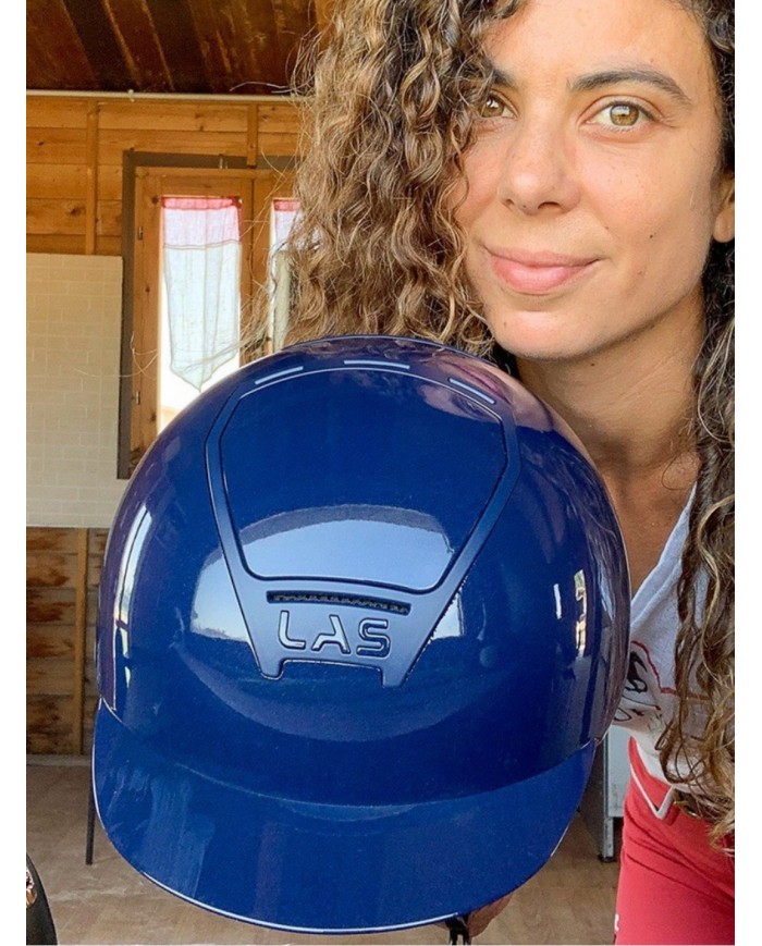 LAS HELMETS - OPERA DOUBLE GLOSSY/MATT BLUE