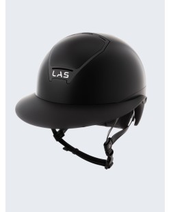 LAS HELMETS - OPERA DOUBLE MATT/GLOSSY BLACK