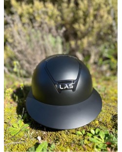 LAS HELMETS - OPERA DOUBLE MATT/GLOSSY BLACK