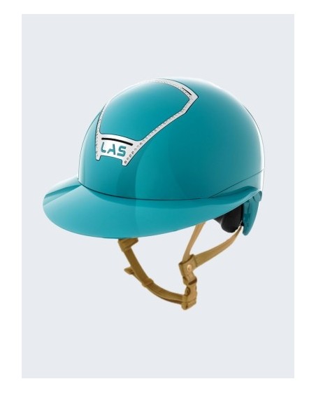 LAS HELMETS - Casque OPERA CORNICE CRYSTAL Turquoise
