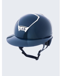 LAS HELMETS - OPERA METAL CROMO BLUE