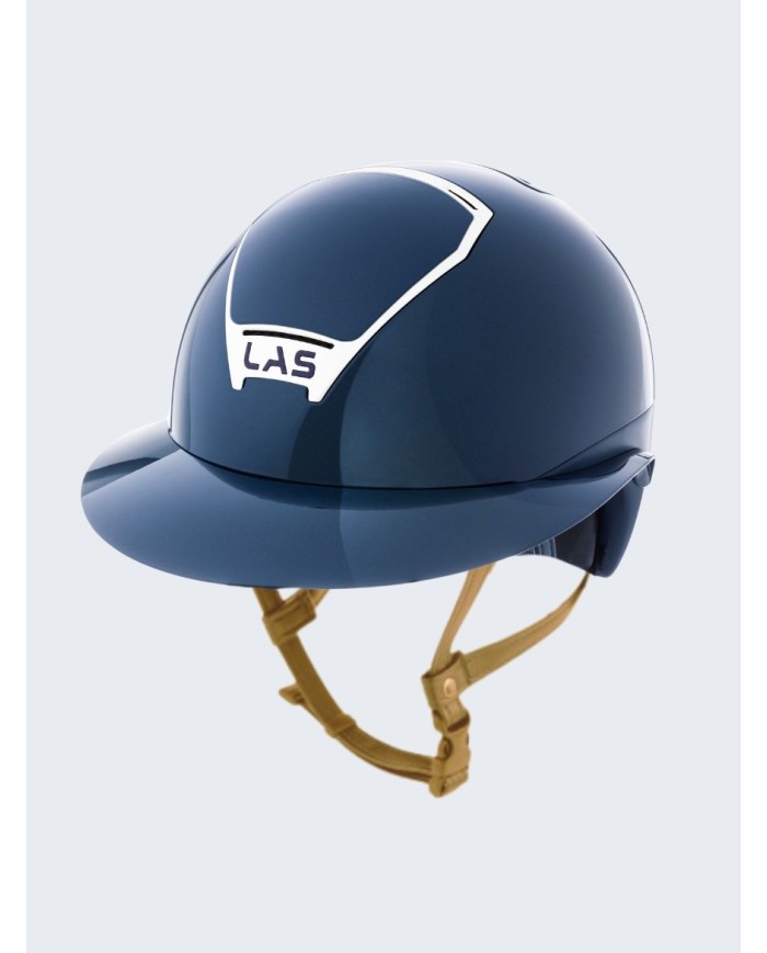 LAS HELMETS - OPERA METAL CROMO BLUE