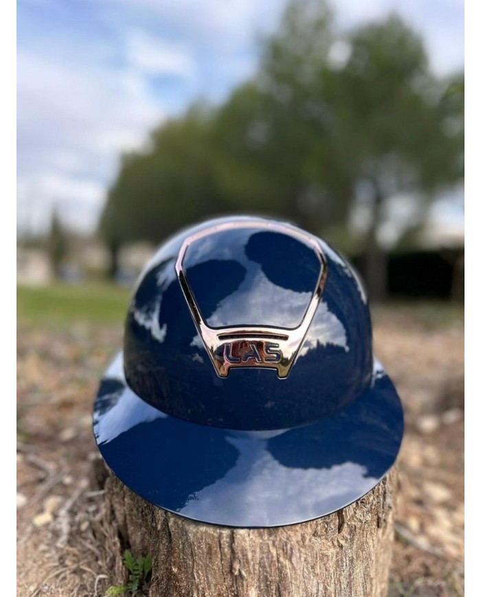 LAS HELMETS - OPERA METAL ROSEGOLD BLUE