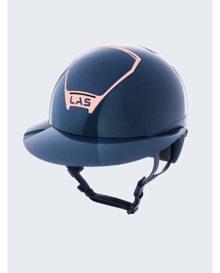LAS HELMETS - OPERA METAL ROSEGOLD BLUE