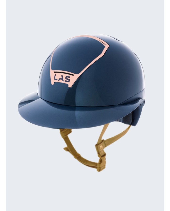 LAS HELMETS - OPERA METAL ROSEGOLD BLUE