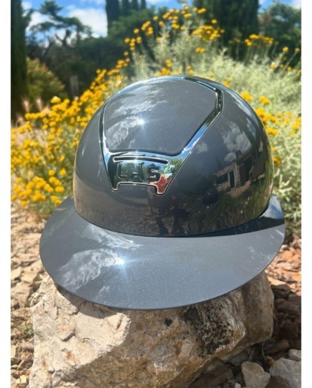 LAS HELMETS - Casque OPERA METAL gris