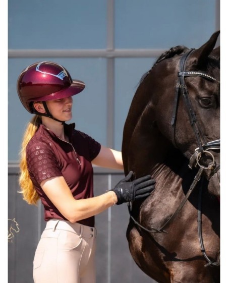 LAS HELMETS - OPERA CORNICE CRYSTAL BURGUNDY