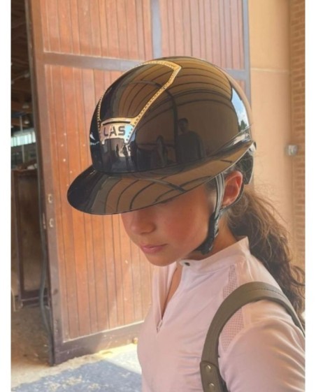 LAS HELMETS - OPERA CORNICE CRYSTAL BLACK/ROSEGOLD