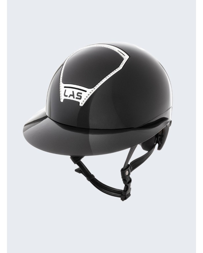LAS HELMETS - OPERA CORNICE CRYSTAL BLACK/CROMO