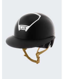 LAS HELMETS - OPERA CORNICE CRYSTAL BLACK/CROMO