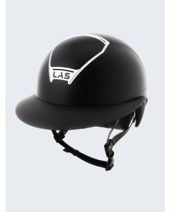 LAS HELMETS - OPERA CORNICE CRYSTAL BLACK/CROMO