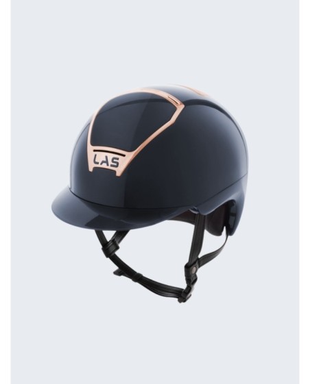 LAS HELMETS - OPERA METAL BLUE/ROSEGOLD