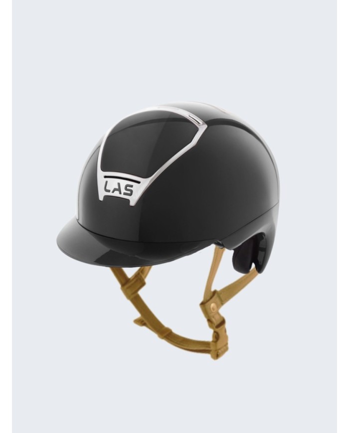 LAS HELMETS - OPERA METAL CROMO BLACK