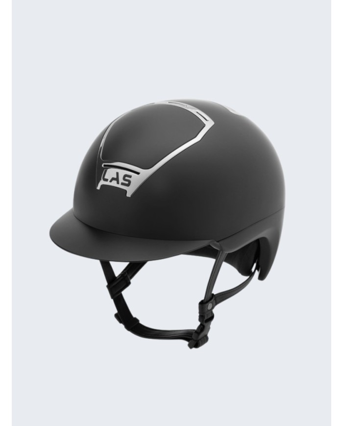 LAS HELMETS - OPERA METAL CROMO BLACK