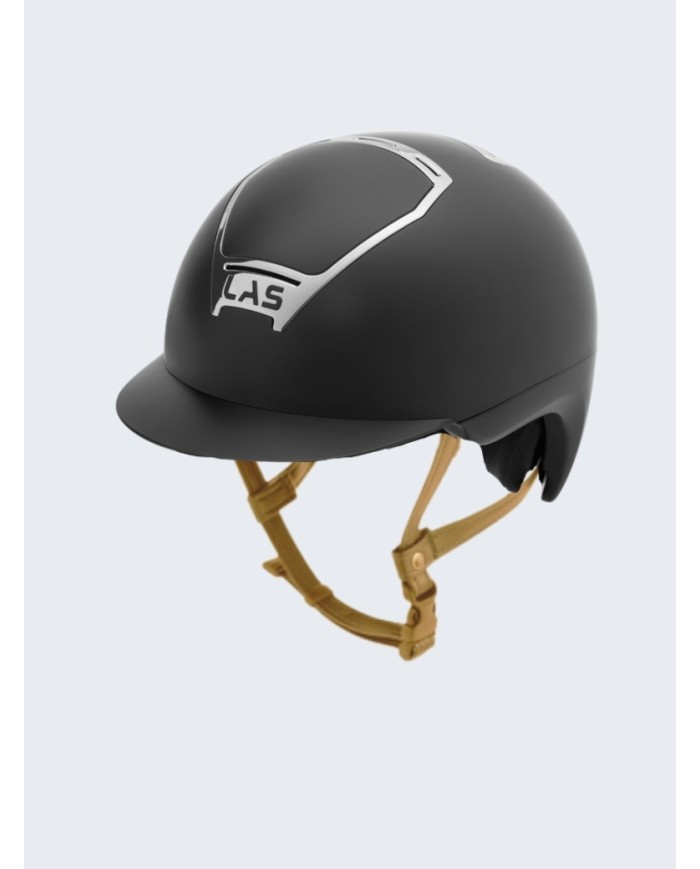 LAS HELMETS - OPERA METAL CROMO BLACK