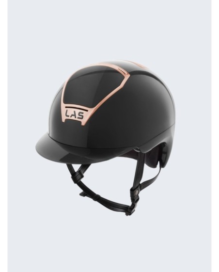 LAS HELMETS - OPERA METAL BLACK/ROSEGOLD