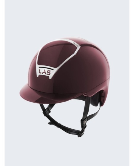 LAS HELMETS - OPERA METAL BURGUNDY