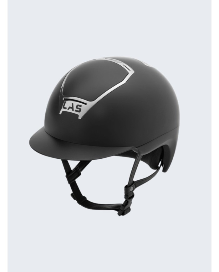 LAS HELMETS - OPERA METAL CROMO BLACK