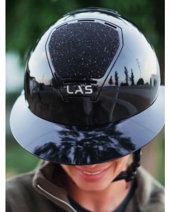 LAS HELMETS - OPERA CRYSTAL BLACK CROMO