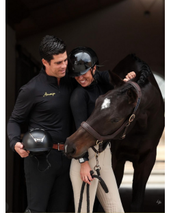 LAS HELMETS - OPERA METAL CROMO BLACK