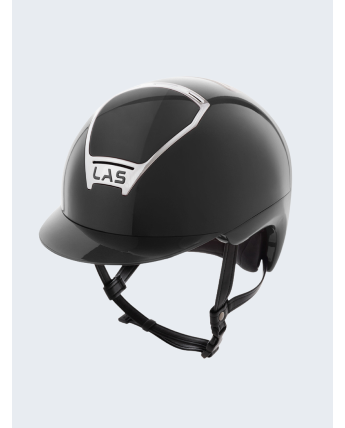 LAS HELMETS - OPERA METAL CROMO BLACK