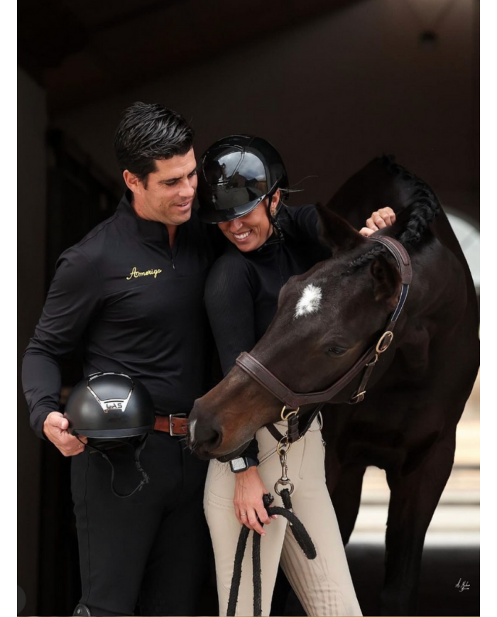 LAS HELMETS - OPERA METAL BLACK/ROSEGOLD