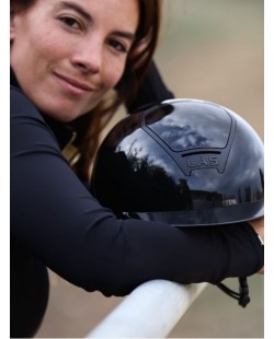 LAS HELMETS - OPERA DOUBLE GLOSSY/MATT BLACK