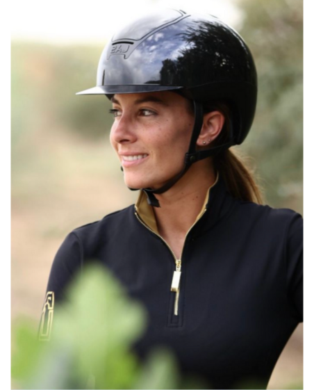 LAS HELMETS - OPERA DOUBLE GLOSSY/MATT BLACK