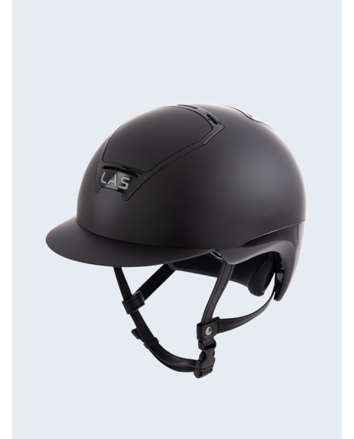LAS HELMETS - OPERA DOUBLE MATT/GLOSSY BLACK