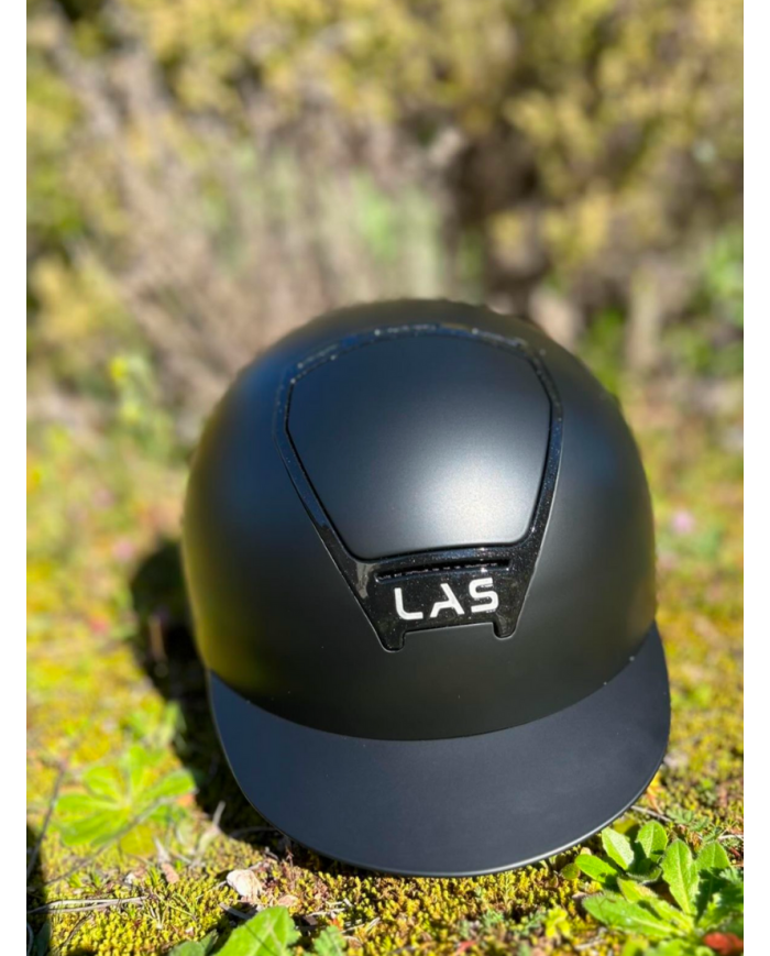 LAS HELMETS - OPERA DOUBLE MATT/GLOSSY BLACK