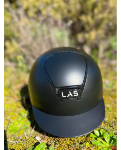 LAS HELMETS - OPERA DOUBLE MATT/GLOSSY BLACK
