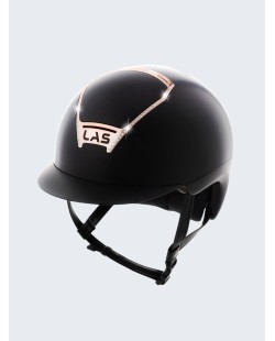 LAS HELMETS - OPERA CORNICE CRYSTAL BLACK/ROSEGOLD