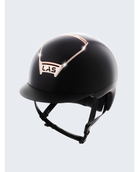 LAS HELMETS - OPERA CORNICE CRYSTAL BLACK/ROSEGOLD