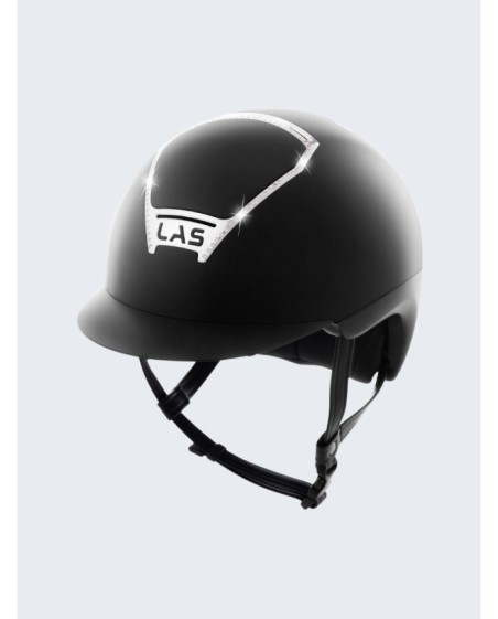 LAS HELMETS - OPERA CORNICE CRYSTAL BLACK/CROMO