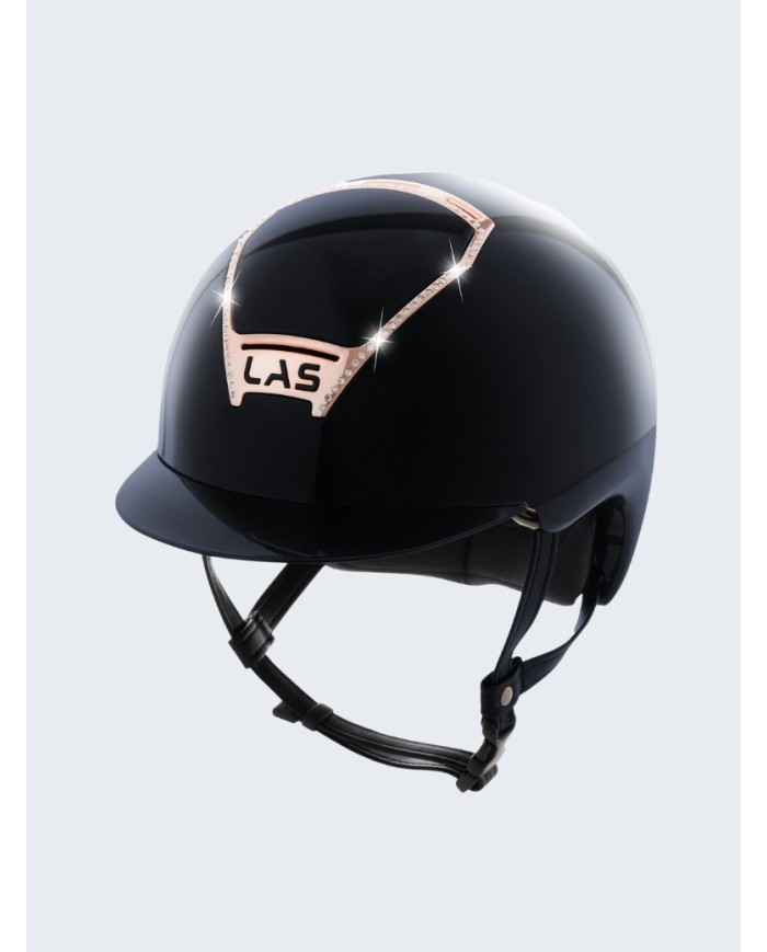 LAS HELMETS - OPERA CORNICE CRYSTAL BLUE/ROSEGOLD