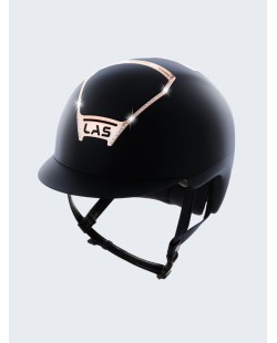 LAS HELMETS - OPERA CORNICE CRYSTAL BLUE/ROSEGOLD