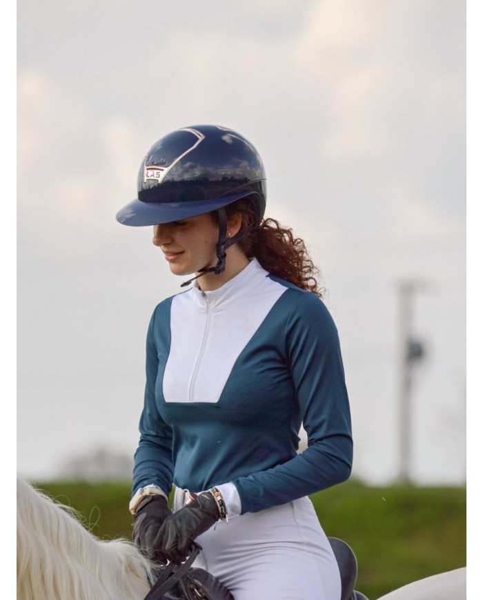 LAS HELMETS - OPERA CORNICE CRYSTAL BLUE/ROSEGOLD