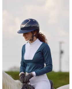 LAS HELMETS - OPERA CORNICE CRYSTAL BLUE/ROSEGOLD