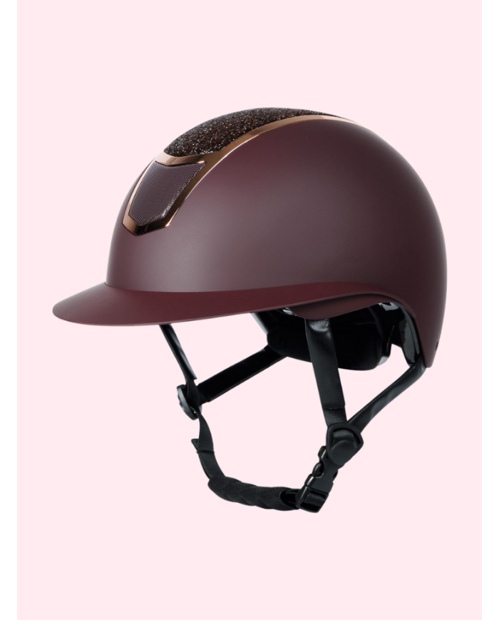 Harry's horse - Casque Mont-Blanc Glossy Black/roseGold 💖