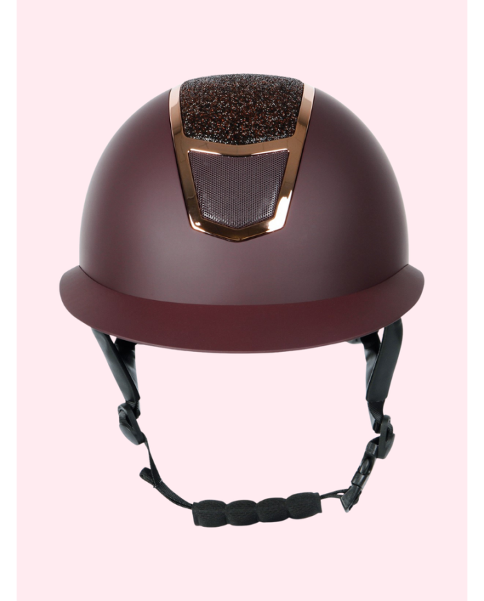 Harry's horse - Casque Mont-Blanc Glossy Black/roseGold 💖