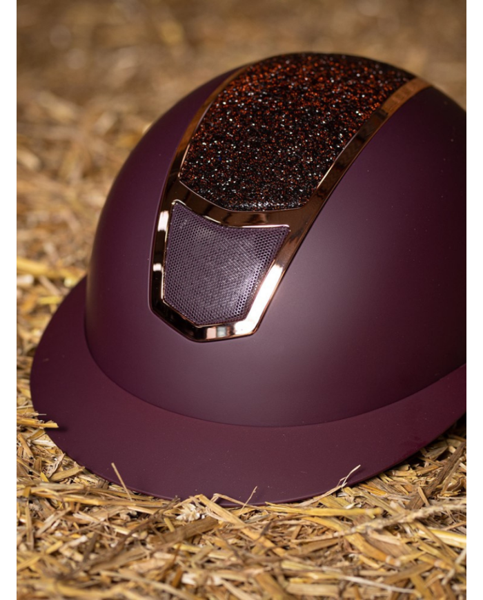 Harry's horse - Casque Mont-Blanc Glossy Black/roseGold 💖