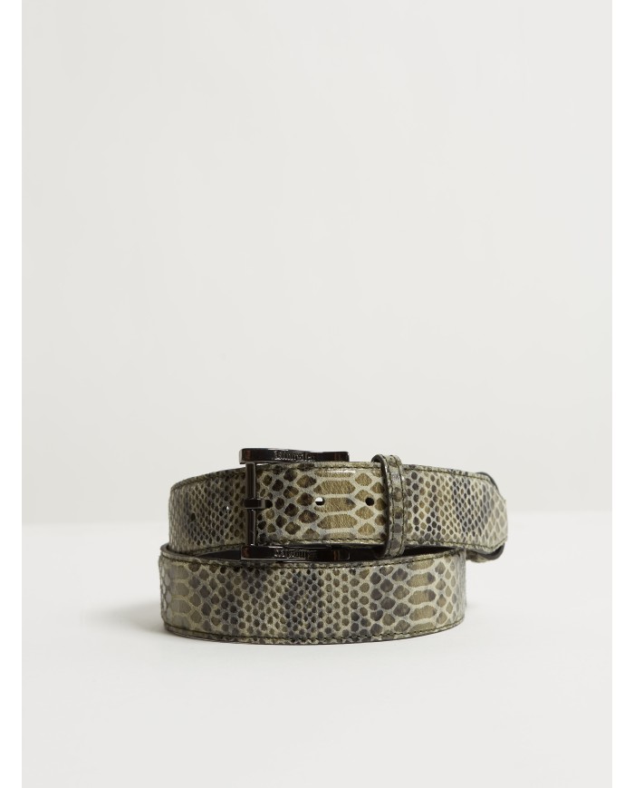 Kingsley - ceinture croco green