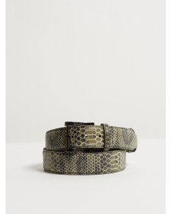 Kingsley - ceinture croco green