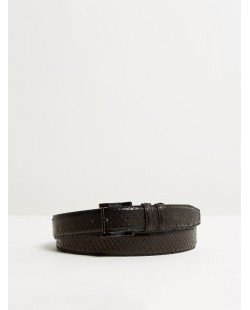 Kingsley - ceinture croco Malibu preto