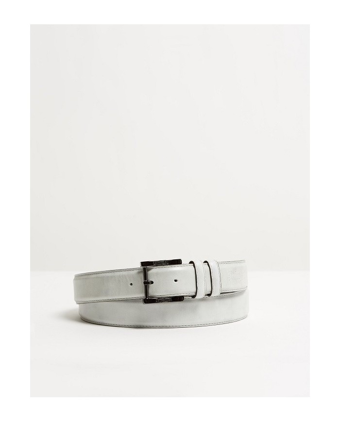 Kingsley - ceinture vernis blanc