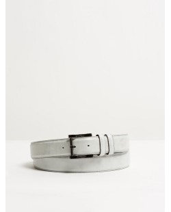 Kingsley - ceinture vernis blanc