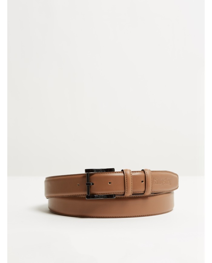Kingsley - ceinture nature beige escuro