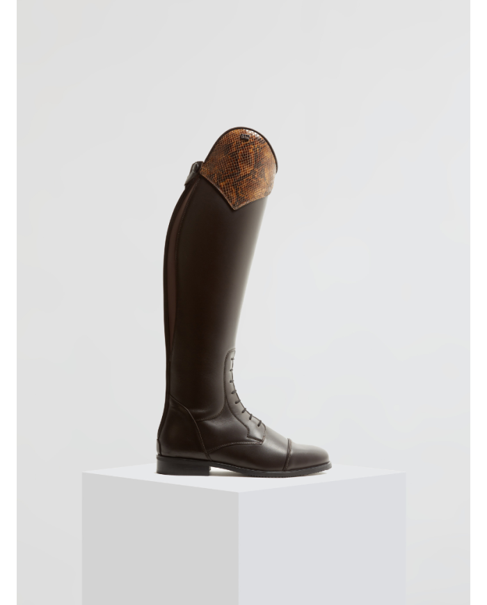 Kingsley - ASPEN marron top python brown