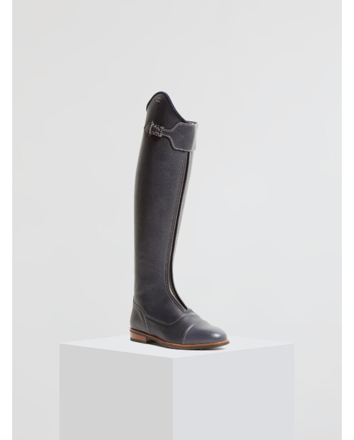 Kingsley - LONDON en cuir grainé gris